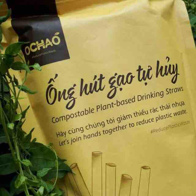 Ống hút bột gạo