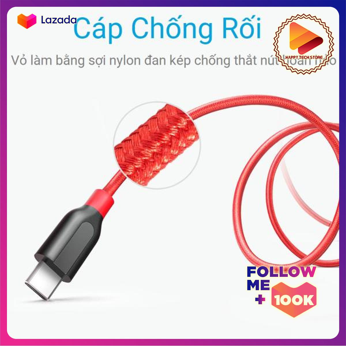 CÁP USB TYPE-C RA USB TYPE-C 2.0 ANKER POWERLINE+ A8187/A8188