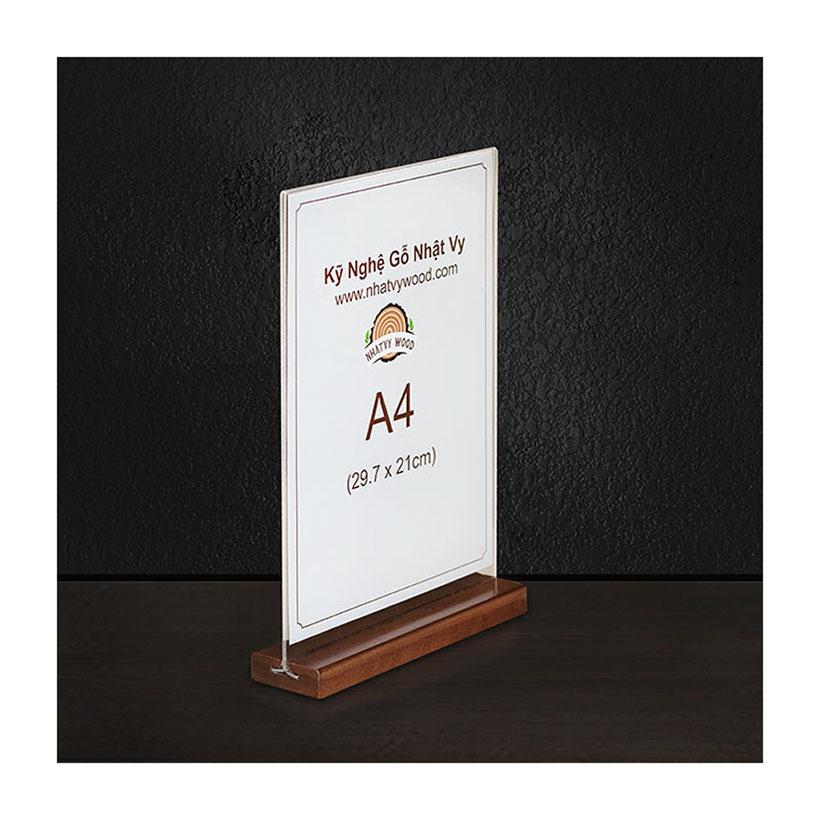 MENU MICA ĐỂ BÀN NHATVYWOOD A4-NV4102