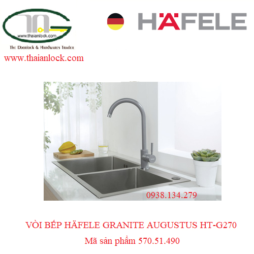 VÒI BẾP HAFELE GRANITE AUGUSTUS HT-G270