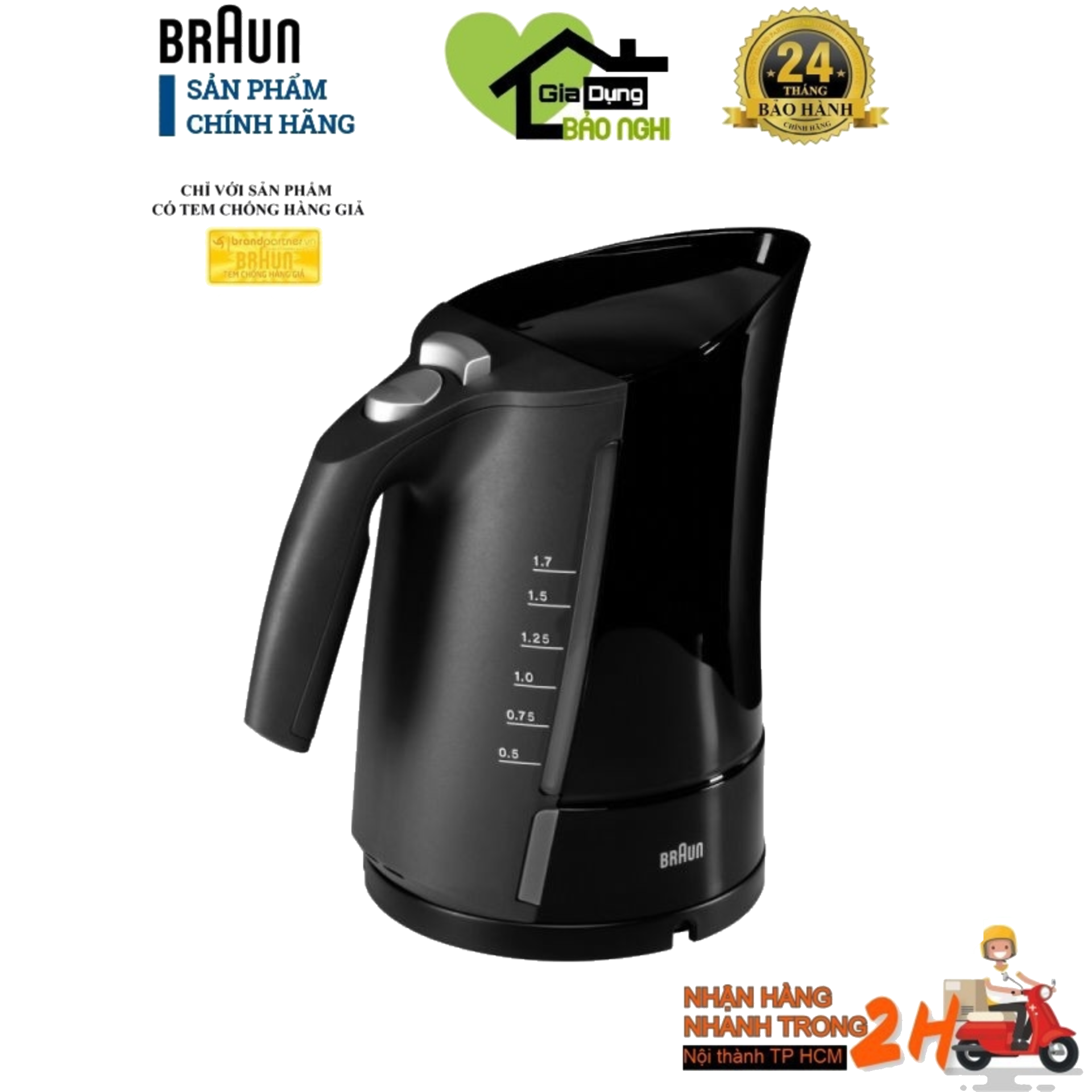 Ấm siêu tốc Braun WK500