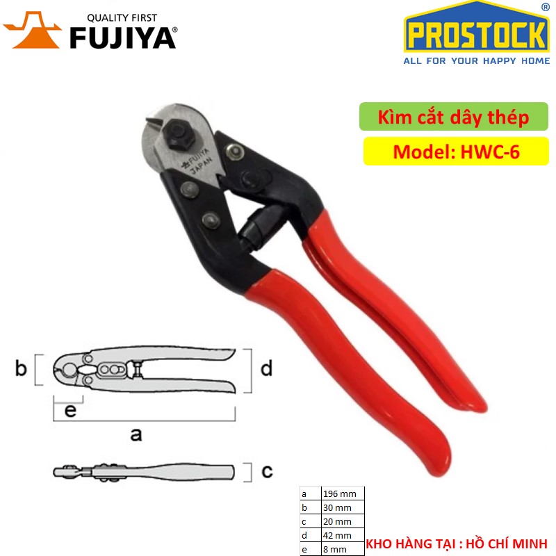 Kìm cắt dây Fujiya HWC-6