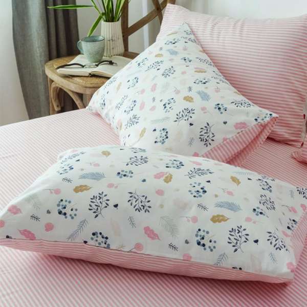 Một Cặp 100% Cotton Vỏ Gối Vỏ Gối Sắc Xanh Thiên Nhiên Học Sinh 100% Cotton Người Lớn Của Phụ Nữ 100% Cotton Đơn Gối Với Bộ Ruột Gối