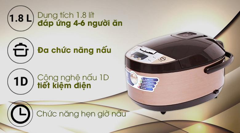 Nồi cơm điện Midea MB-FS5017 1.8L