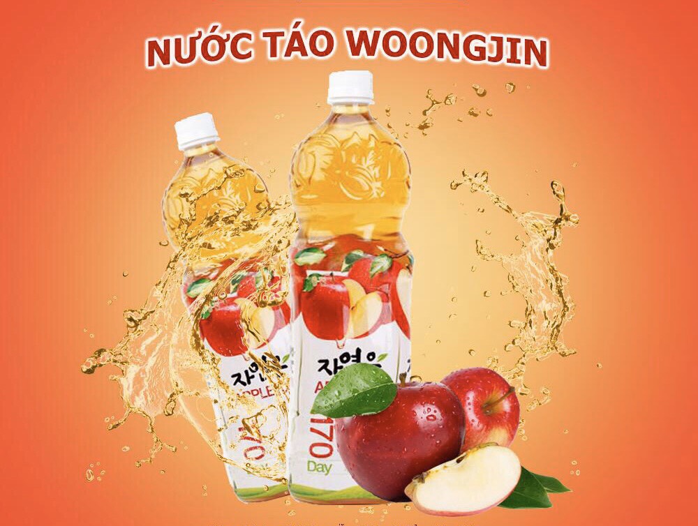 Nước ép táo Woongjin 1.5L