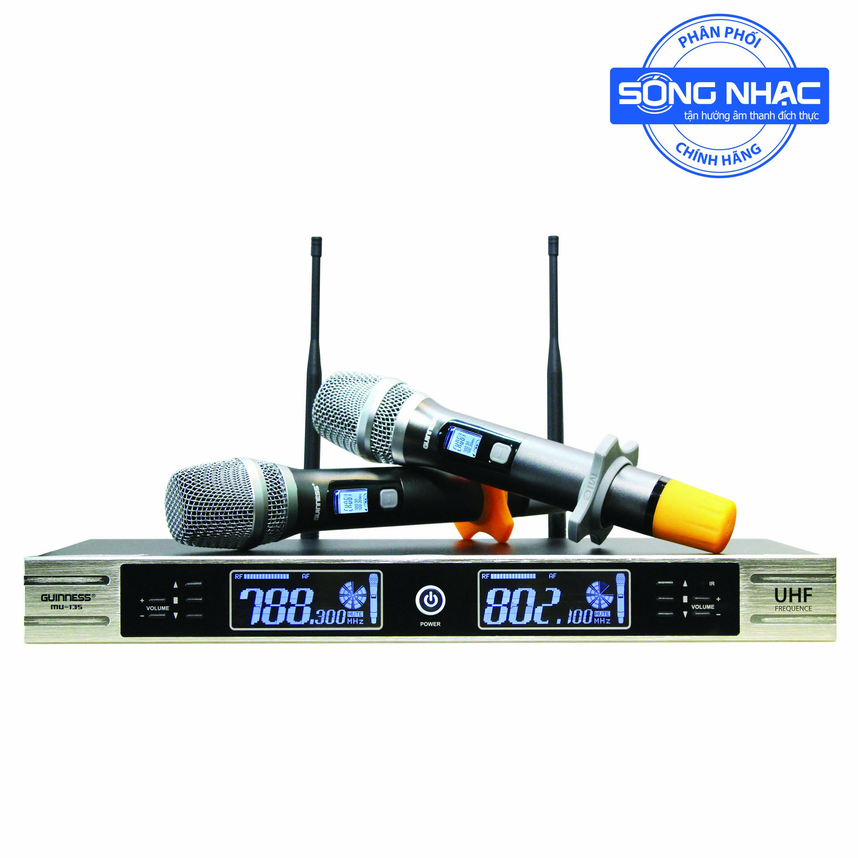 Micro không dây GUINNESS MU-135