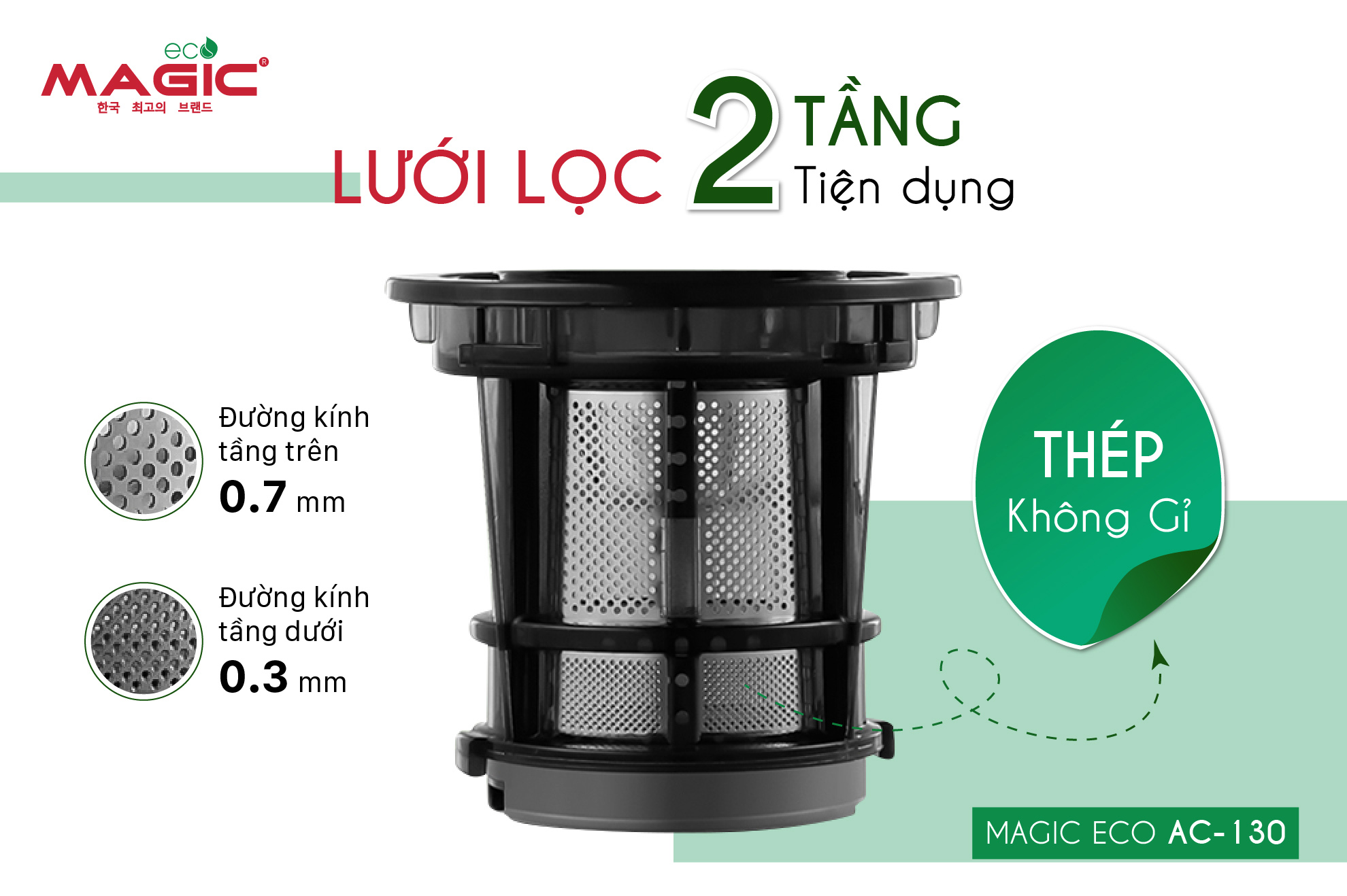 Máy Ép Chậm Magic AC-130