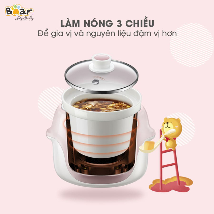 Nồi Nấu Chậm Bear DDG-D10B1S