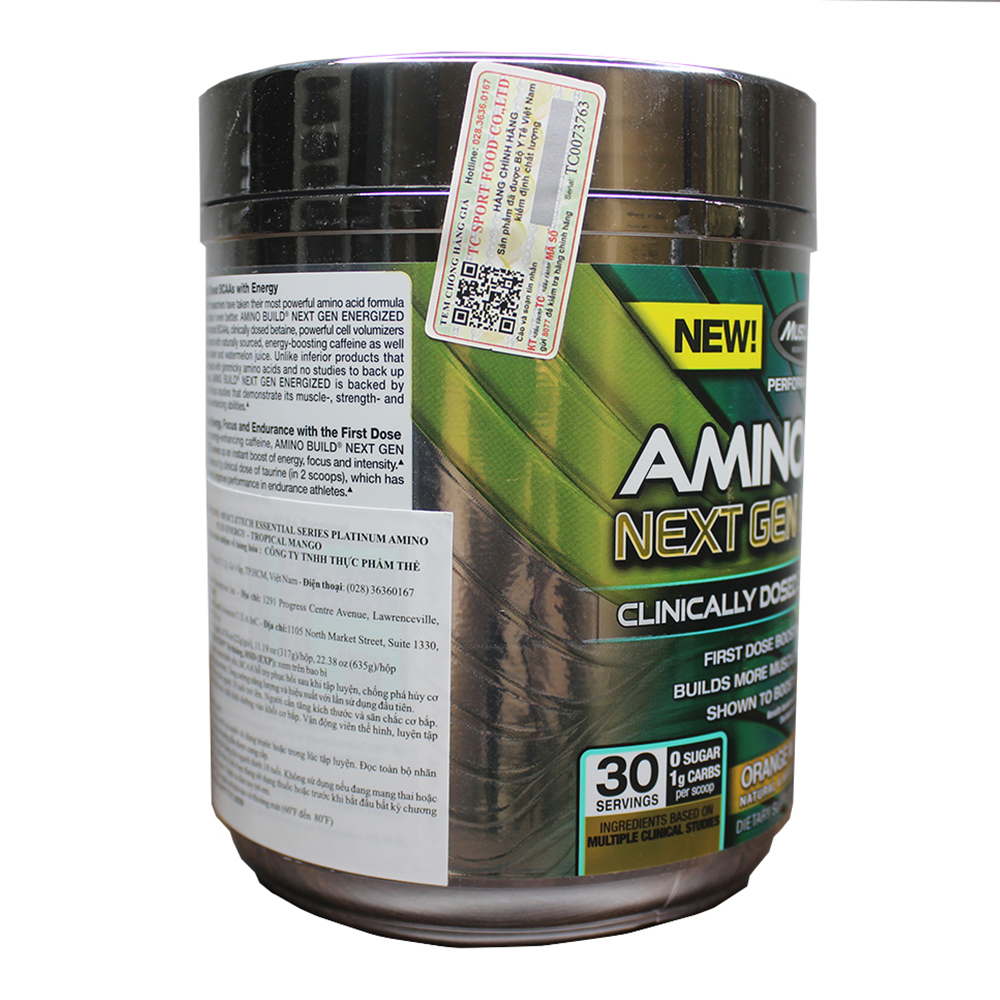 MuscleTech Amino Build Next Gen, 30 Servings