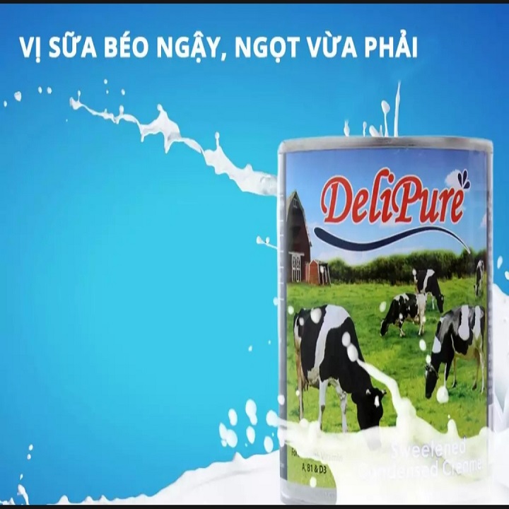 Sữa đặc Delipure 1kg thùng 24 lon