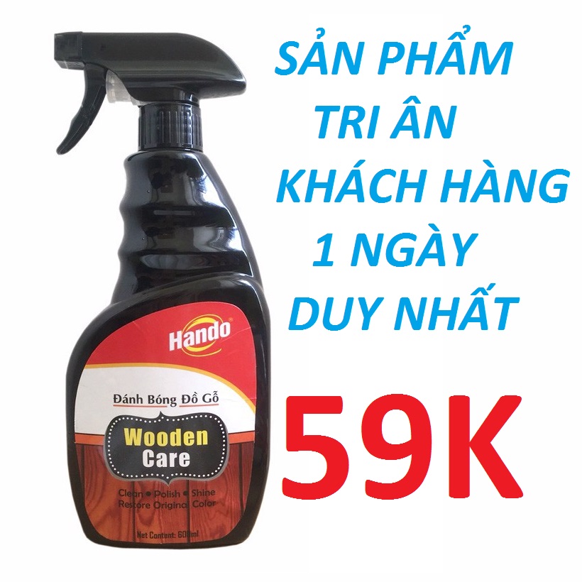 Xịt làm sạch và đánh bóng đồ gỗ Hando