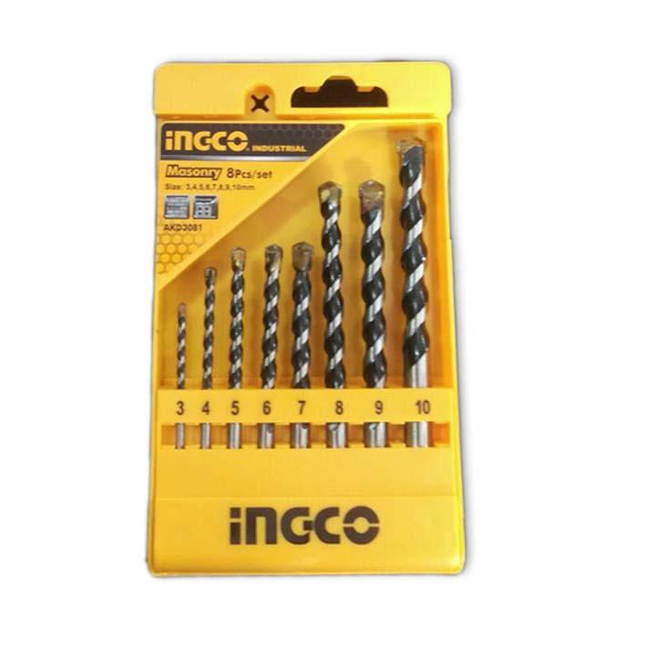 BỘ 8 MŨI KHOAN INGCO AKD3081