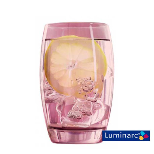Ly thủy tinh cao Luminarc Salto Ice Pink J5385 350ml