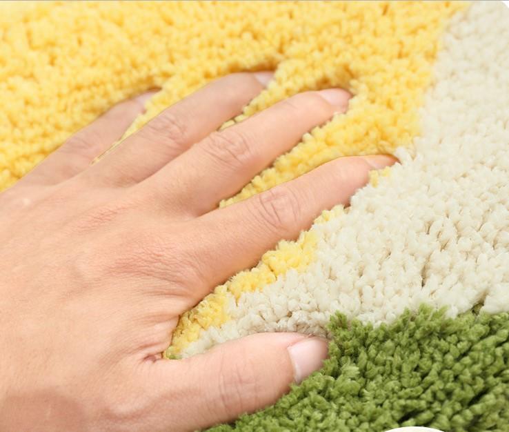 THẢM COTTON LEN DỆT VẢI NỔI CHIẾC LÁ PA9162