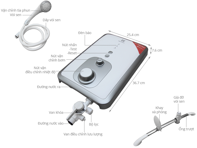 Máy nước nóng Electrolux EWE351BA