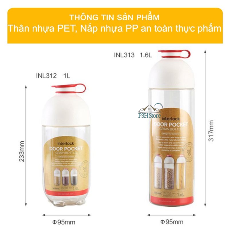 Hộp Nhựa Lock&lock Interlock INL312W 1000ml