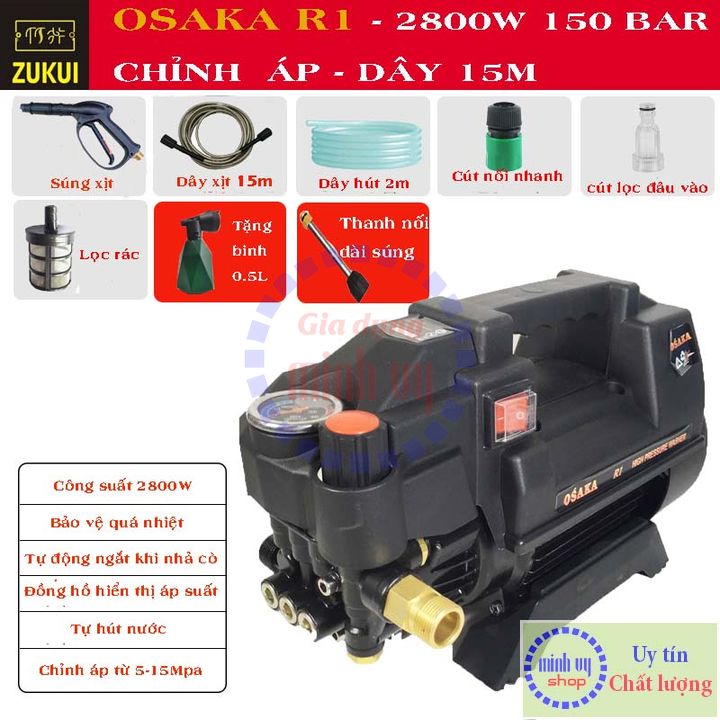 MÁY RỬA XE CHỈNH ÁP OSAKA R1