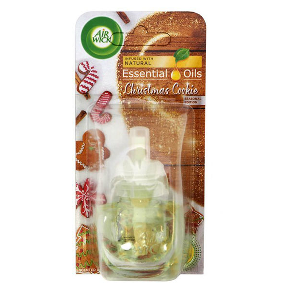 Chai tinh dầu cắm điện Airwick Refill AWK9326 Christmas Cookie - 19ml (Hương bánh quế nướng)