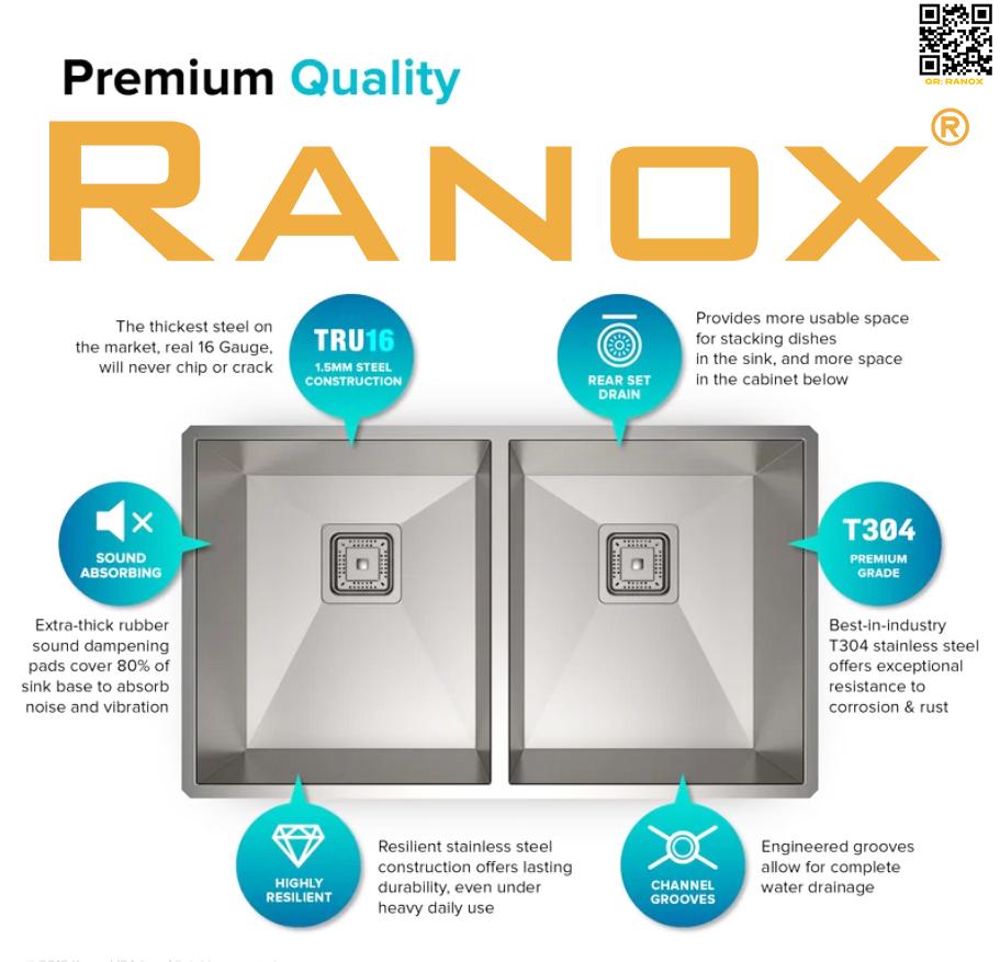 COMBO CHẬU ÂM MẶT ĐÁ VÒI CỔ ĐIỂN RANOX RN24