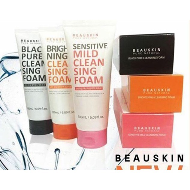 Sữa rửa mặt Beauskin Brightening Cleansing Foam 180ml