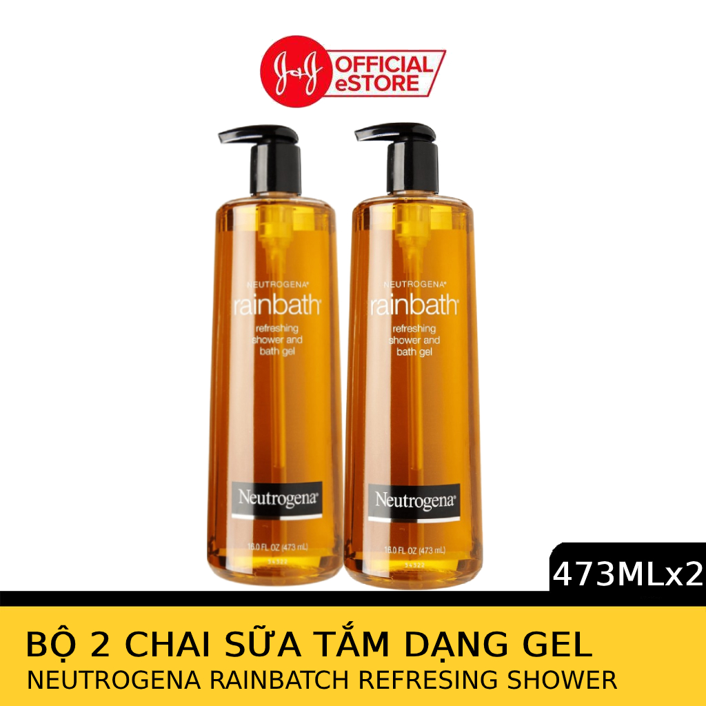 Bộ 3 chai sữa tắm Neutrogena Rainbath 473ml
