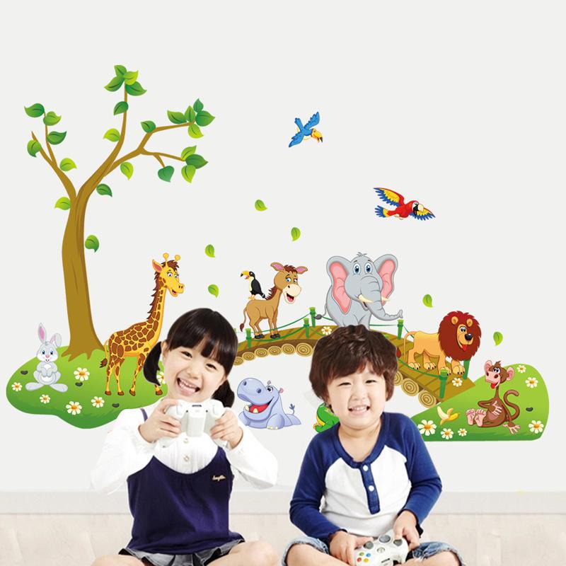 Decal trang trí động vật