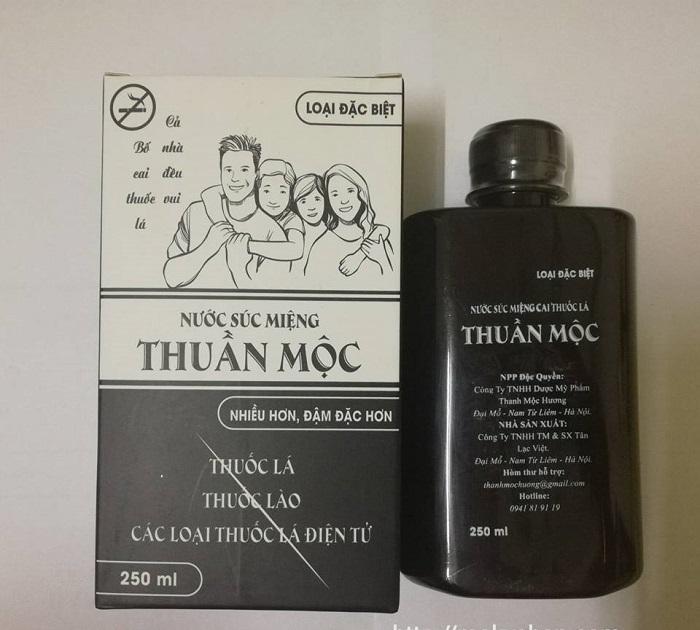 Nước Súc Miệng Thuần Mộc cai thuốc