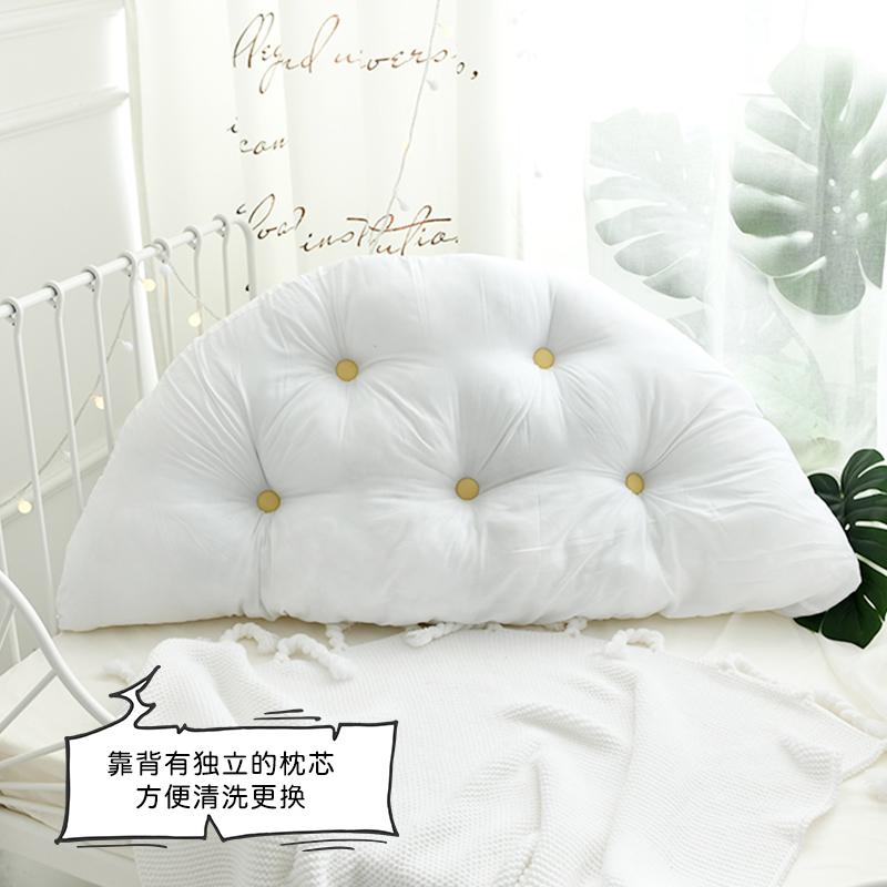 Aimi Với 100% Cotton Hai Mặt Công Chúa Công Chúa Vương Miện Lớn Tựa Lưng Bé Giường Sô Pha Mềm Ôm Gối Tựa Có Thể Tháo Ra Giặt