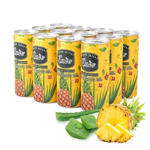 Nước ép dứa nha đam Ezos lốc 6 lon