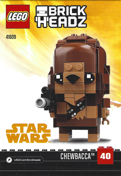 Mô Hình Nhân Vật Chewbacca LEGO BRICKHEADZ - 41609