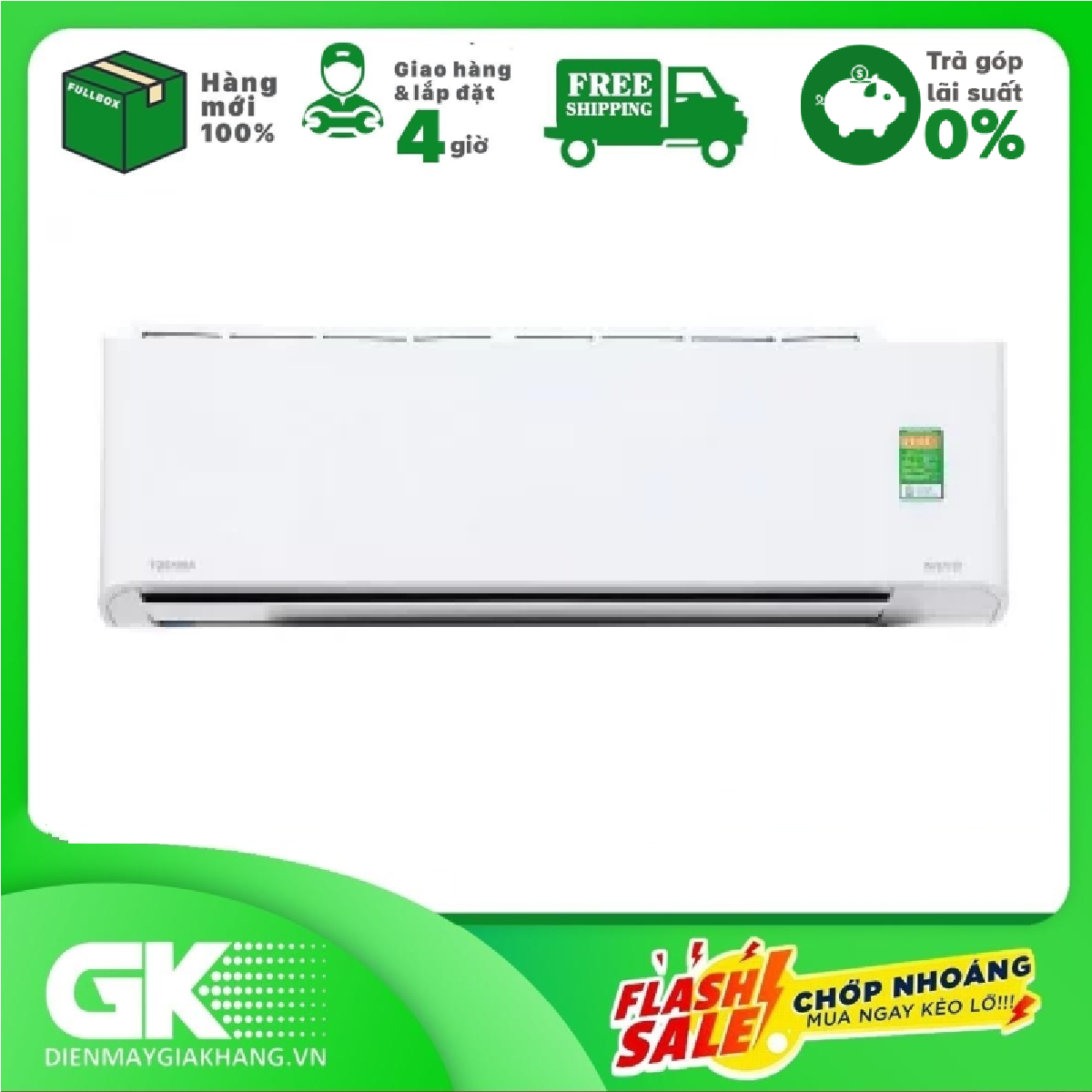 Máy Lạnh/điều hòa Toshiba RAS-H18U2KSG-V 2HP
