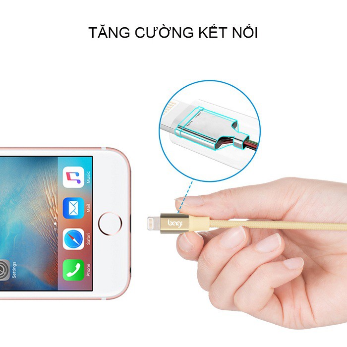 CÁP LIGHTNING BAGI IS20