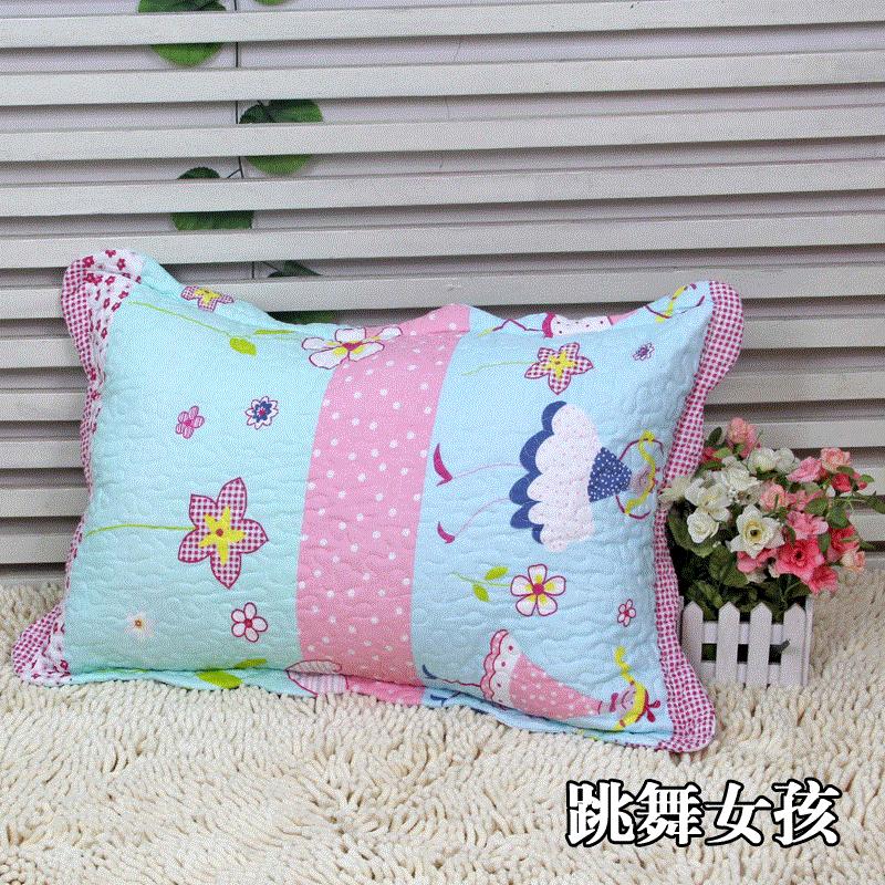 Xe Quilt Vỏ Gối Em Bé Duy Nhất Cho Trẻ Em Vỏ Gối Trên Giường Cung Cấp Vải Cotton Hoạt Hình Giới Hạn Coreless