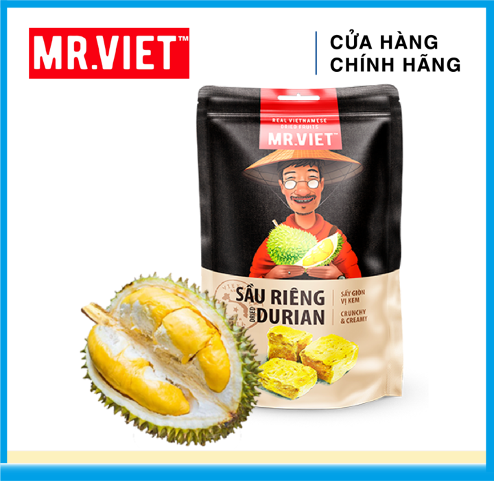 Sầu Riêng Sấy Giòn Mr.Việt 45g