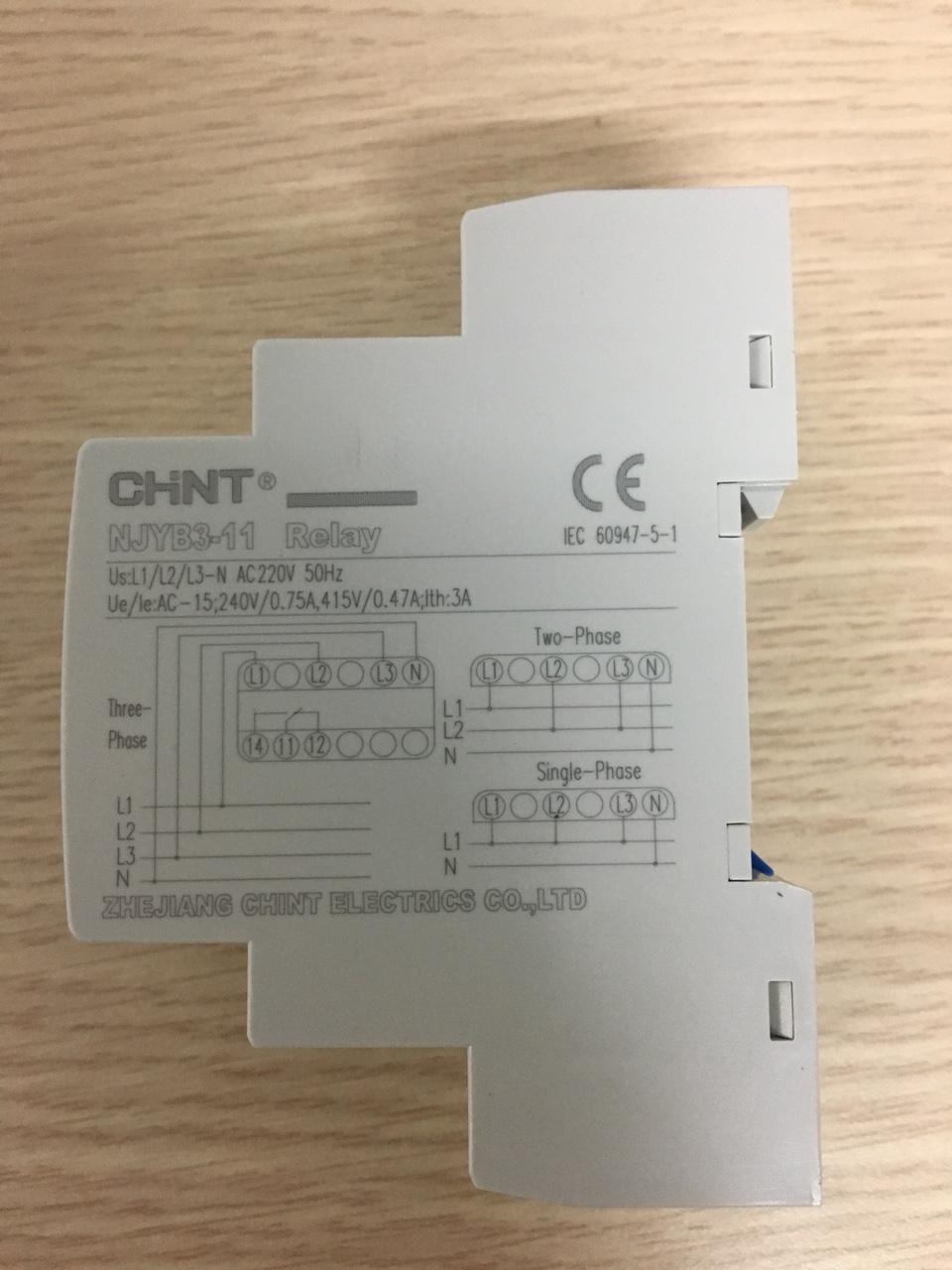 Rơ le bảo vệ Chint NJYB3-11