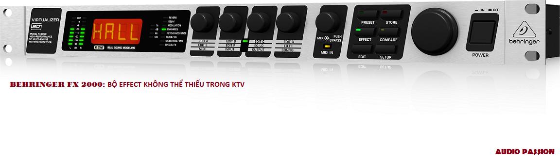 Vang số Behringer FX2000