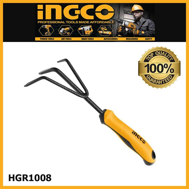 300mm Cây cào đất làm vườn INGCO HGR1008