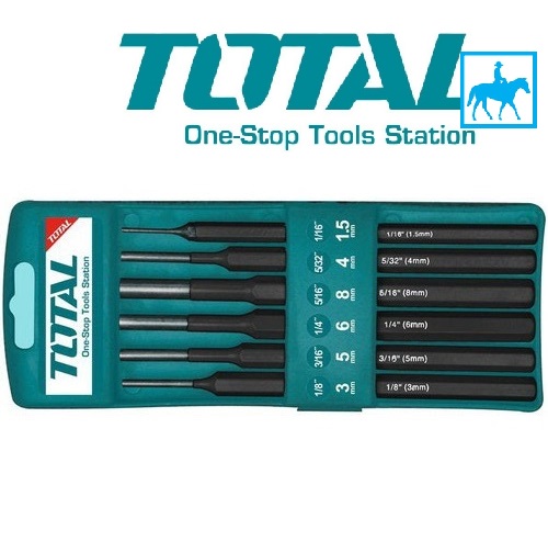 Bộ 6 cây đục tròn Total THT42K0601