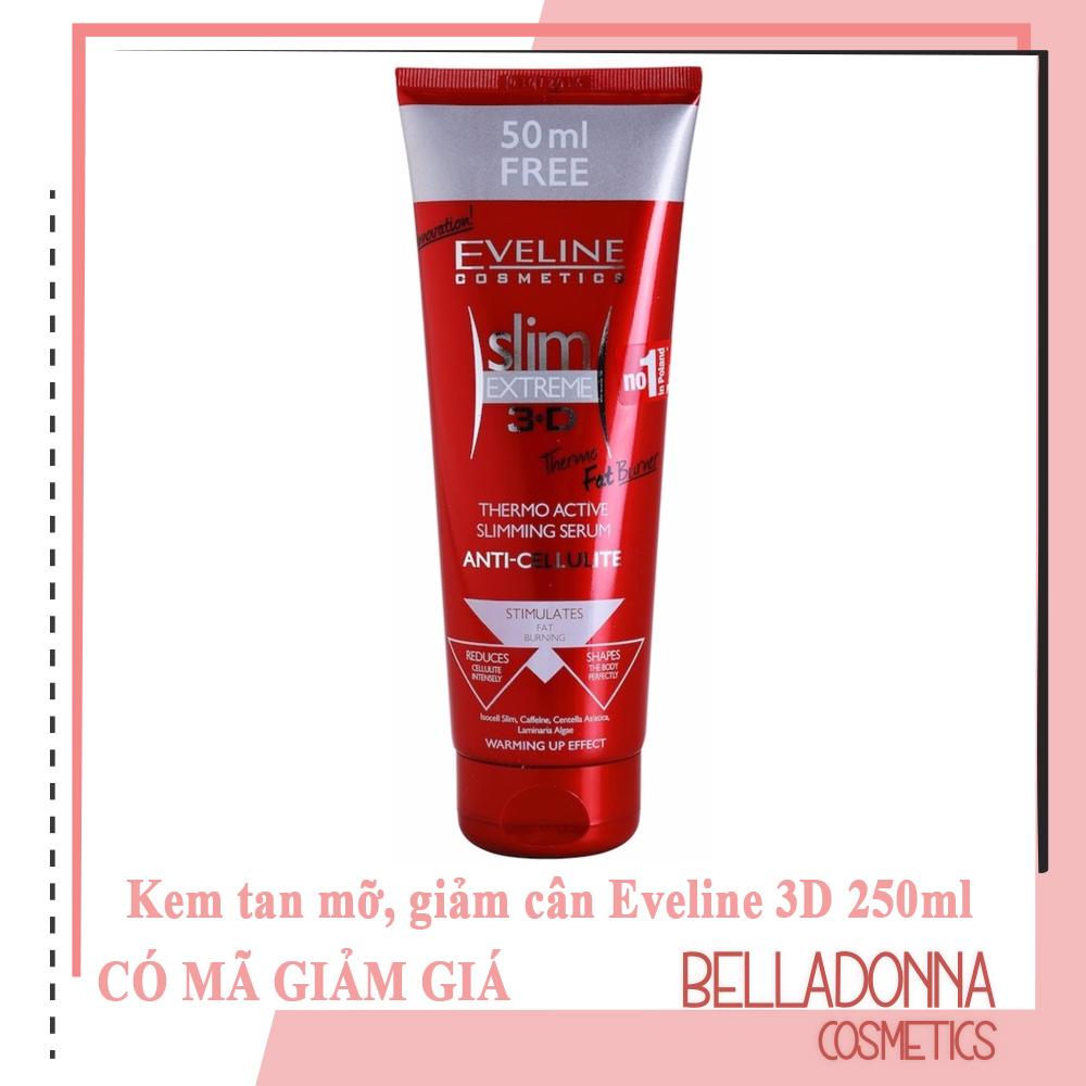 Kem tan mỡ, giảm cân Eveline Slim Extreme 3D 250ml