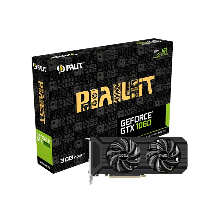 VGA Palit GTX 1060 Dual Fan 3GB