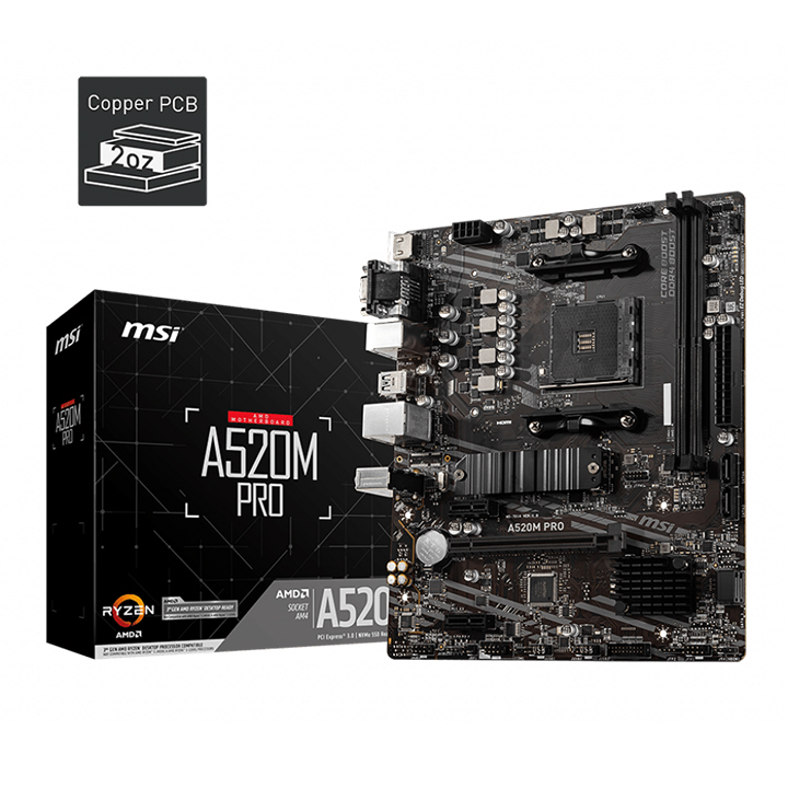 Mainboard MSI A520M PRO