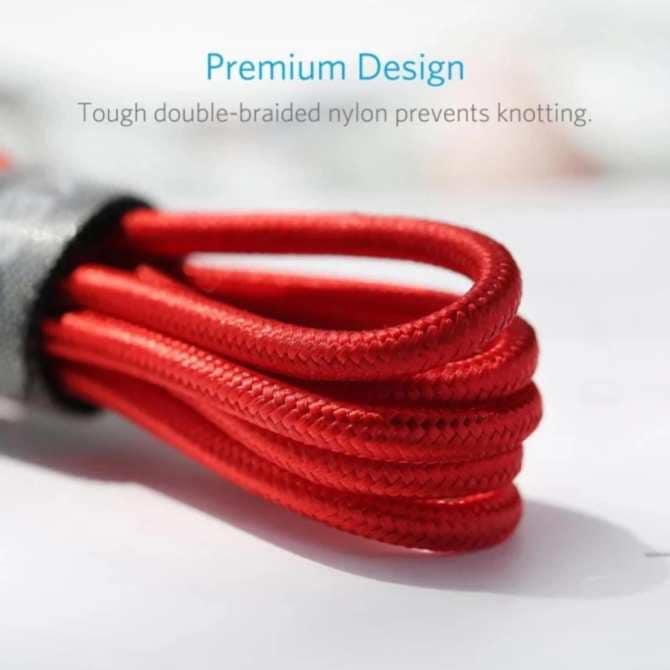 Cáp Anker Lightning Bọc Nylon Dài 0.9m