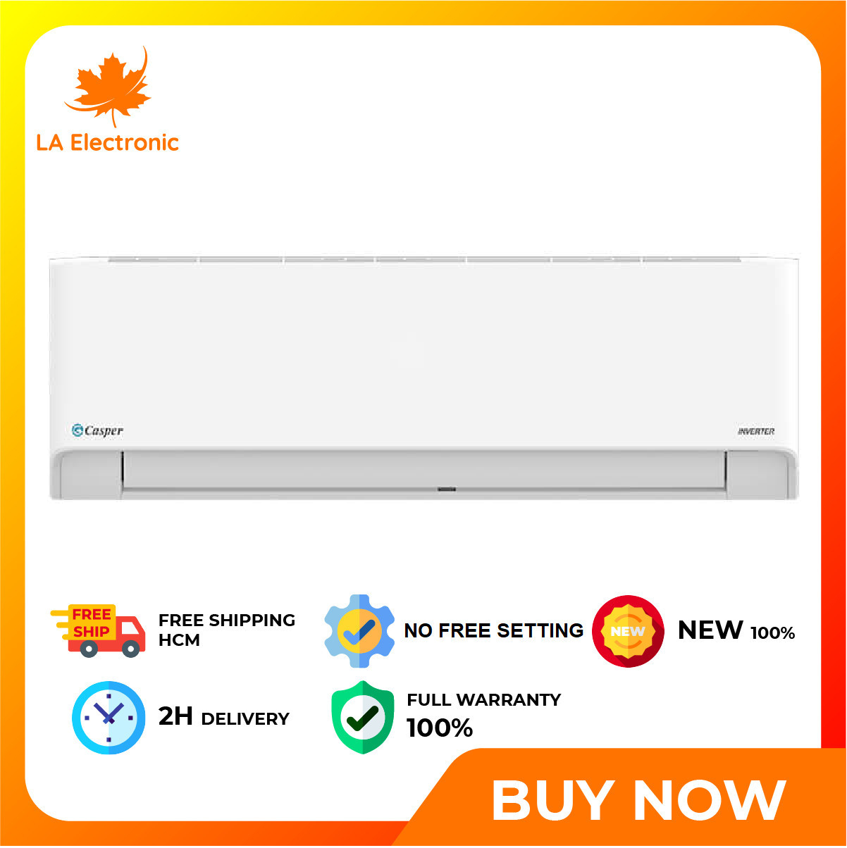 Máy Lạnh/Điều Hòa Casper HC-12IA32 Inverter 1.5 HP