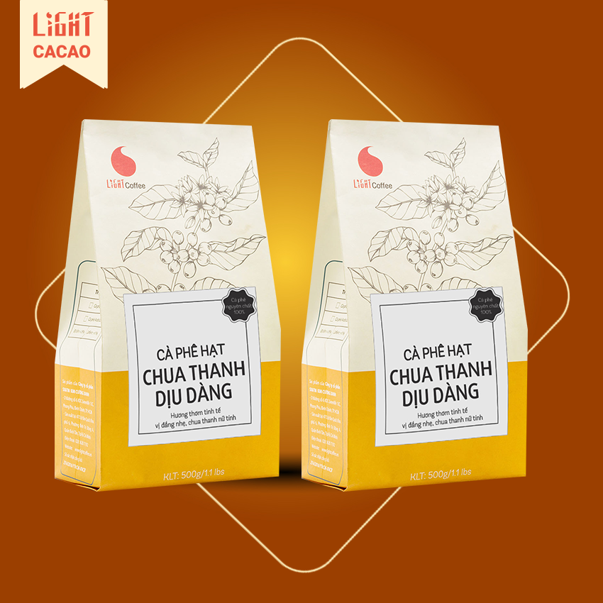 Cà phê Hạt Chua Thanh Dịu Dàng Light Coffee 1kg