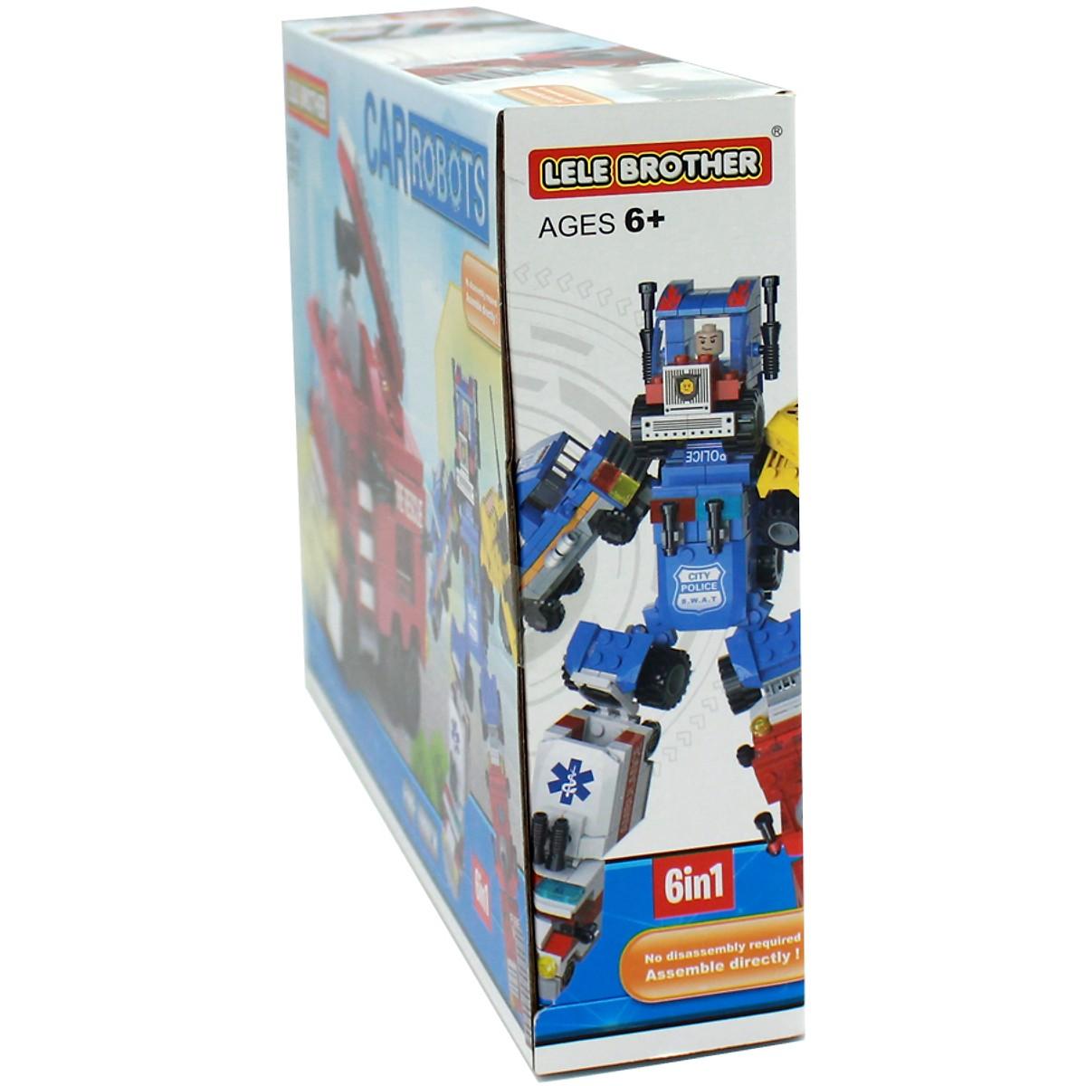 Đồ chơi lắp ráp Xe Cứu hỏa Lele Brother (8531-5)
