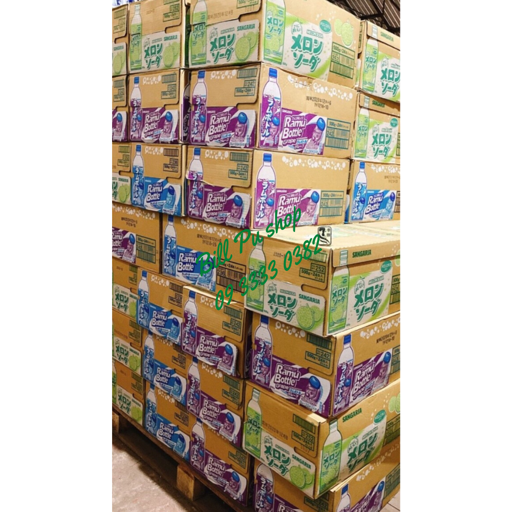 Nước Soda Sangaria vị Dưa Lưới