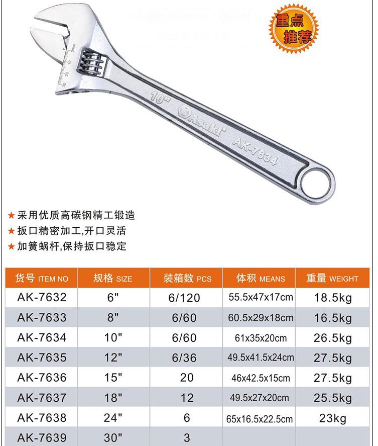 Mỏ lết Asaki AK-7635 12inch