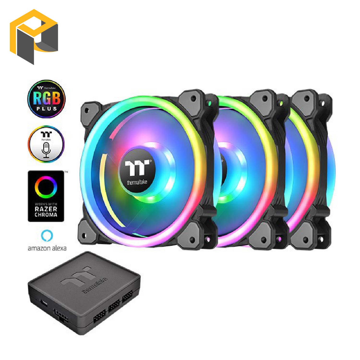 Quạt case Thermaltake Riing Trio 12 LED RGB CL-F072-PL12SW-A