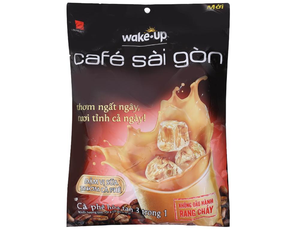 Cà phê sữa Wake Up 456g combo 10 bịch