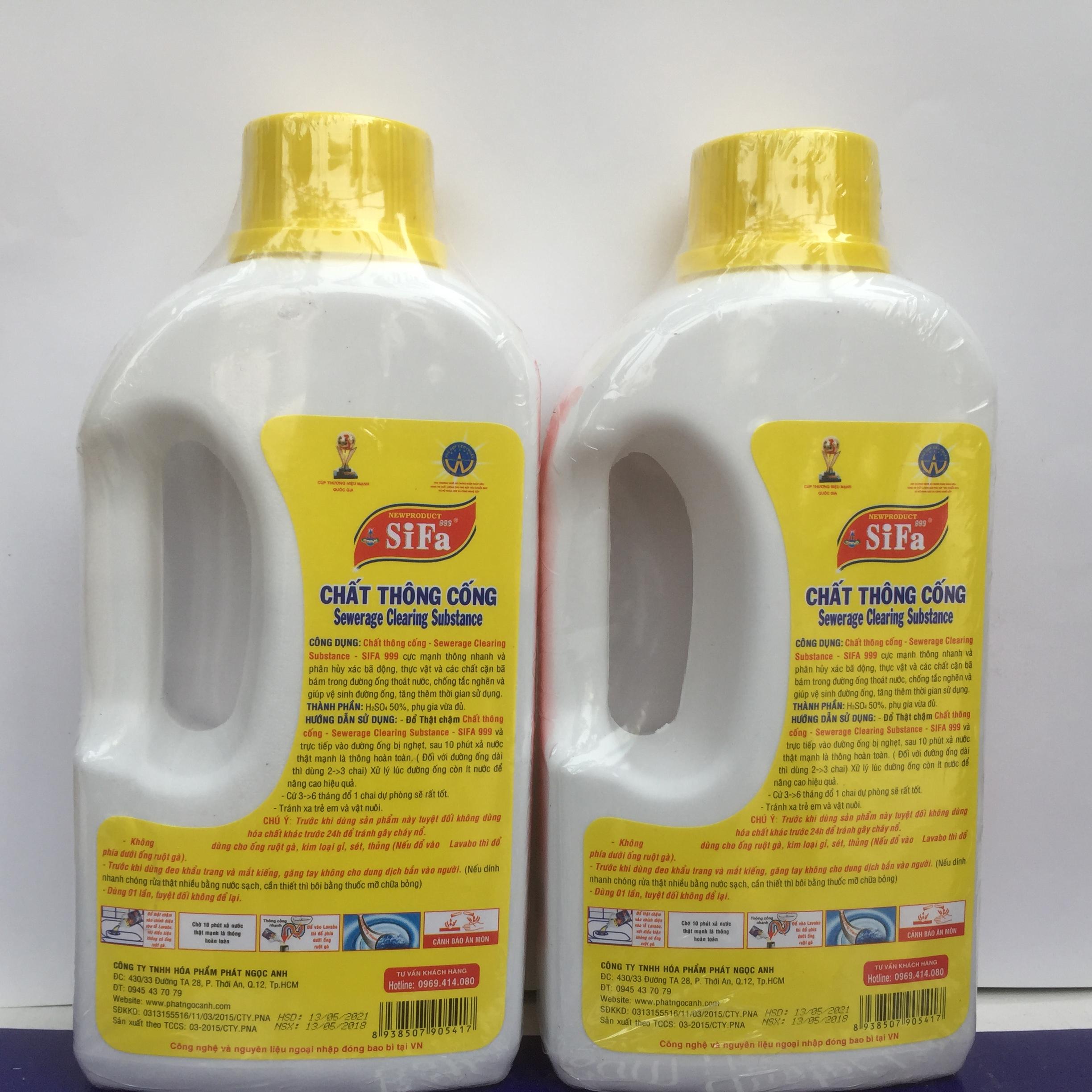 Combo 2 chai Chất Thông Cống Sifa